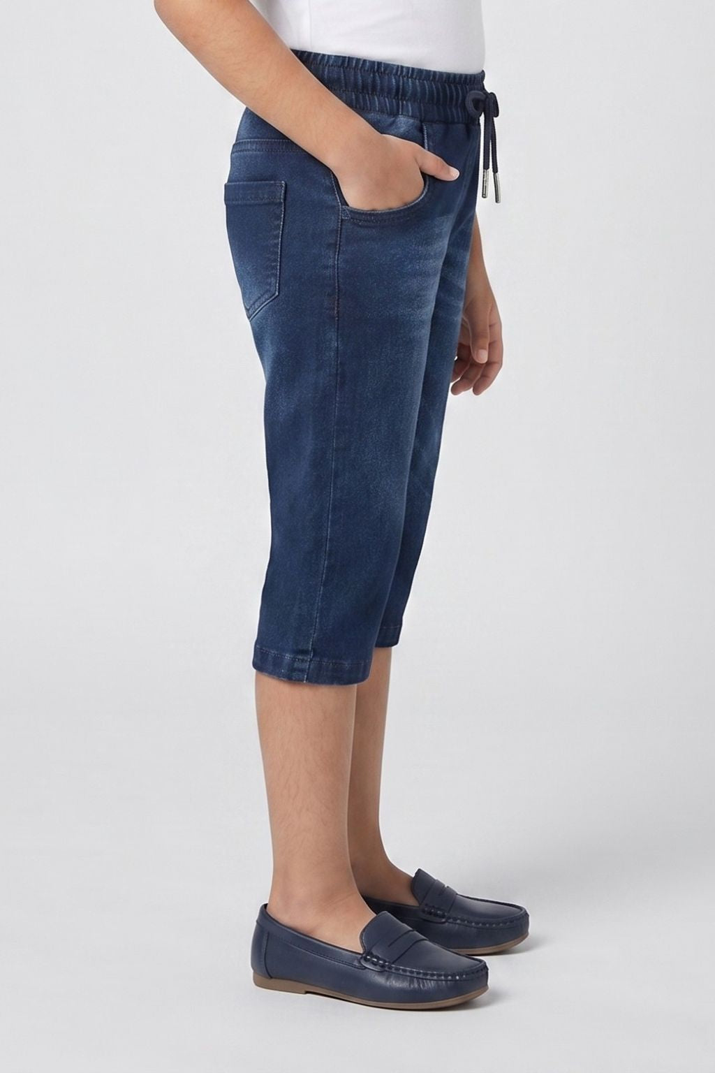 Denim Jogger Shorts PD0042