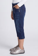 Blue Denim Capri Pants PD0044