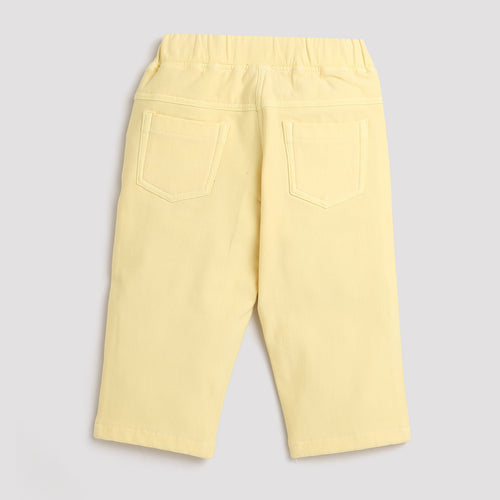 Pastel Lemon Cotton Shorts PD0048