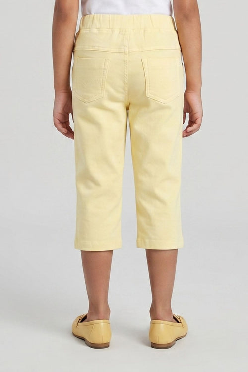 Pastel Lemon Cotton Shorts PD0048