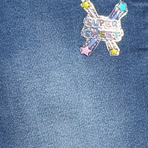 Blue Rolled Hem Denim Shorts PD0053