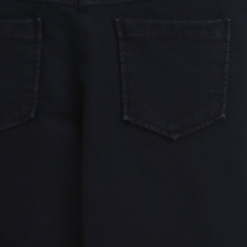 Dark Blue Knit Capri Shorts PD0055