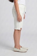 Off-White Stretch Capri Pants PD0058