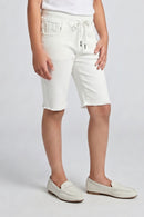 Off-White Stretch Capri Pants PD0058