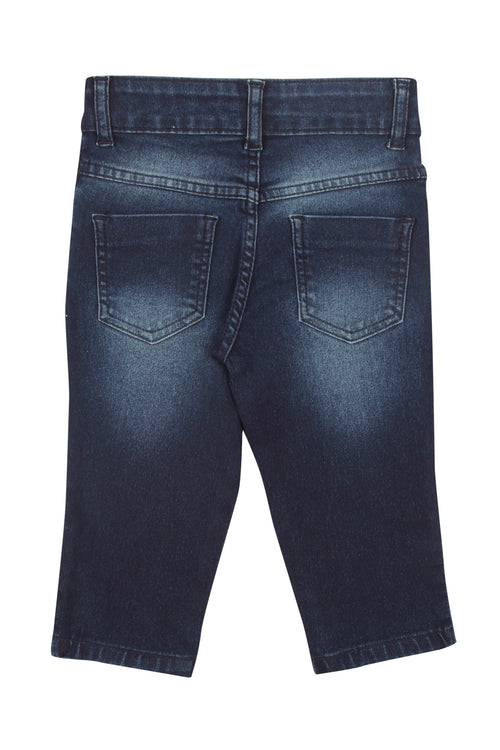 Dark Blue Denim Pedal Pants PD0040