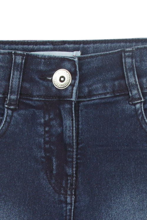 Dark Blue Denim Pedal Pants PD0040