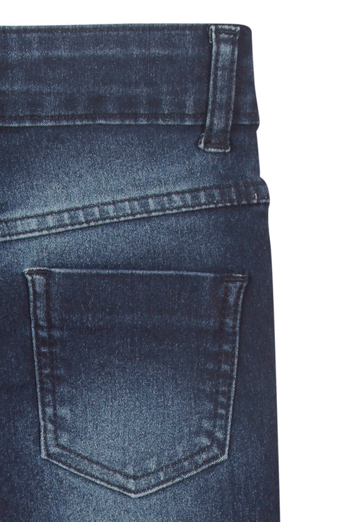 Dark Blue Denim Pedal Pants PD0040