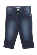 Dark Blue Denim Pedal Pants PD0040