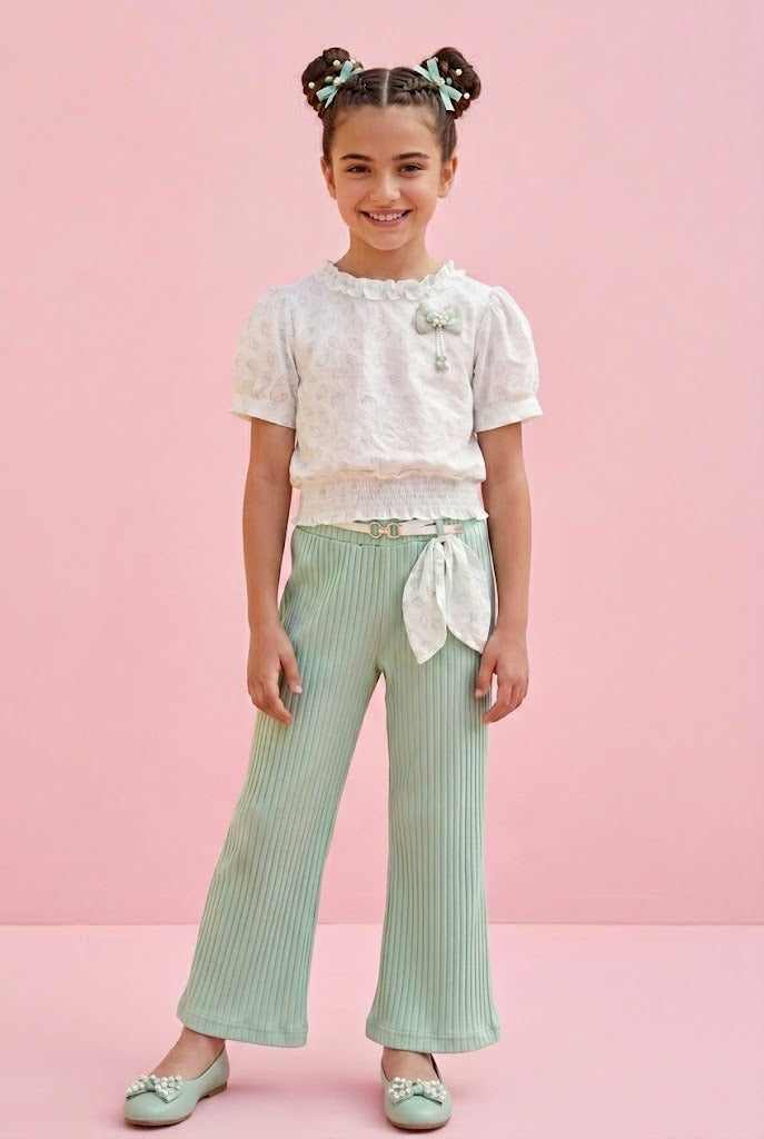 Mint Leaf Printed Co-ord Set PLS260