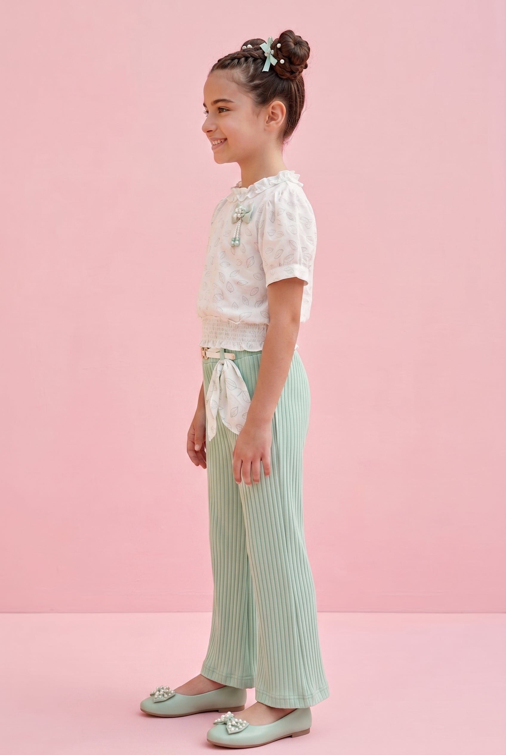 Mint Leaf Printed Co-ord Set PLS260