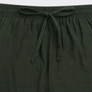 Olive Green Elastic Waist Skirt S1002