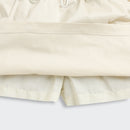 Cream Skirt with Elastic Waist S1006