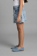 Light Blue Denim Skirt S1008