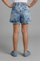 Light Blue Denim Skirt S1008
