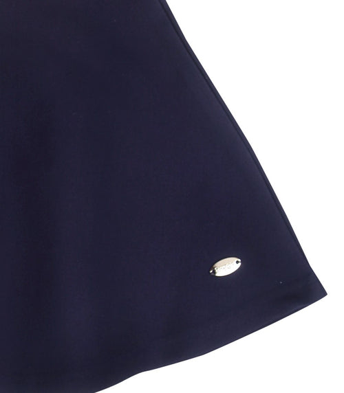 Girls Navy Blue Pleated Skirt S801