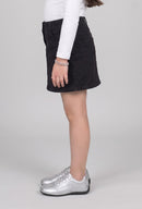 Black A-Line Pocket Skirt S860