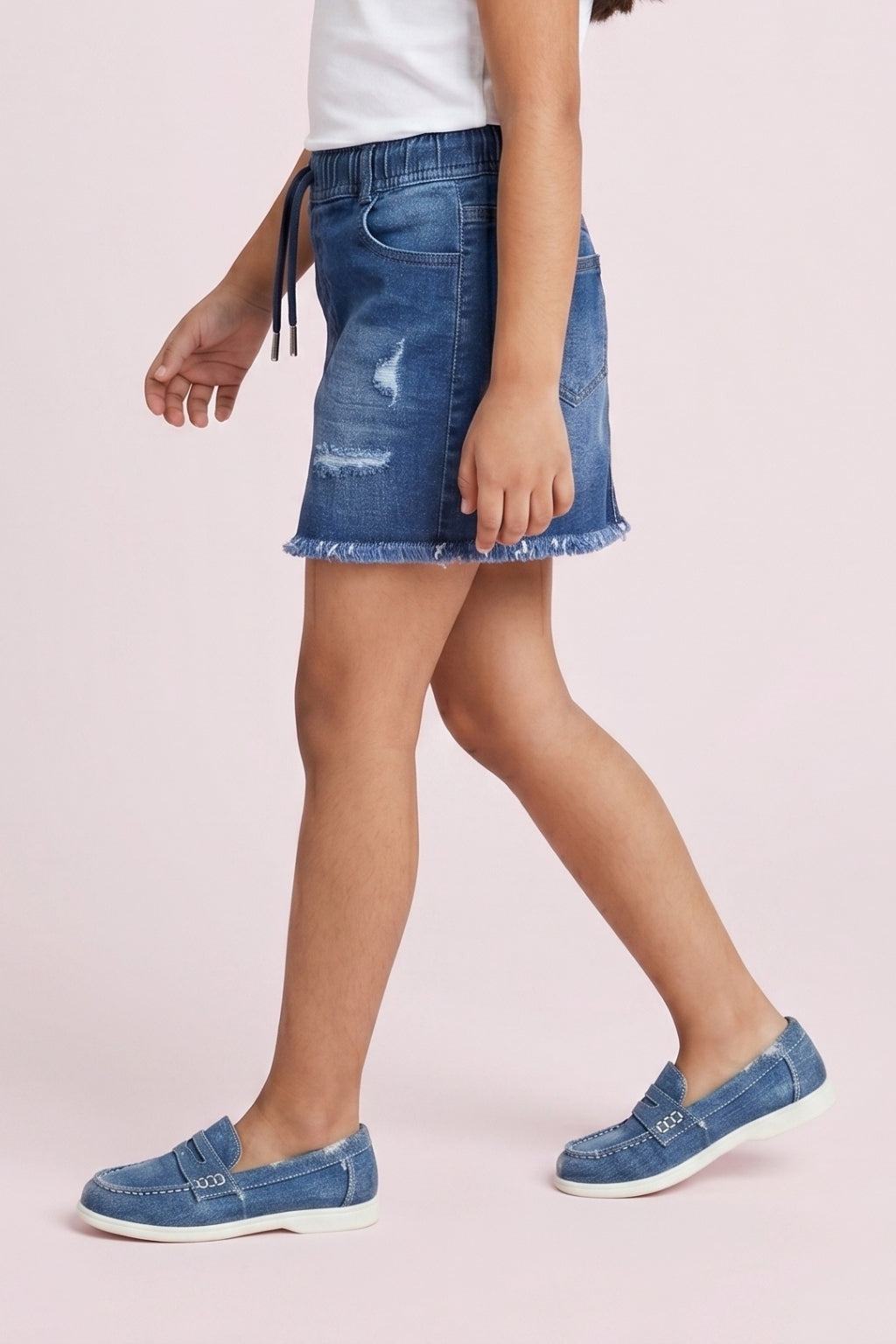 Dark Blue Denim Skirt S873