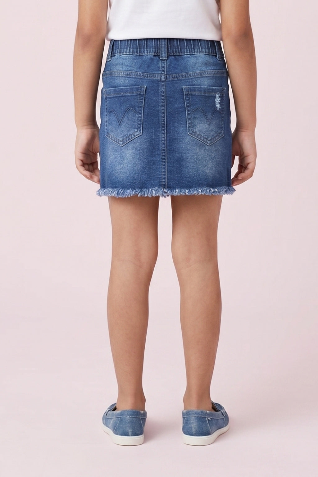 Dark Blue Denim Skirt S873