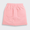 Peach Skirt with Drawstring Waist for Girls S901