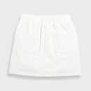 White Skirt with Drawstring Waist S901