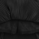 Black Pleated Skirt with Bow Belt for Girls S902