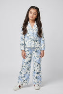 Powder Blue Floral Co-Ord Set 1031