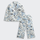 Powder Blue Floral Co-Ord Set 1031