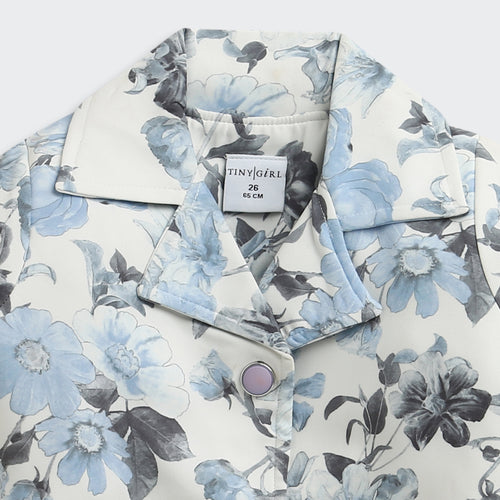 Powder Blue Floral Co-Ord Set 1031