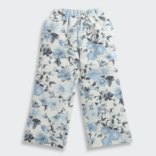 Powder Blue Floral Co-Ord Set 1031