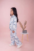 Powder Blue Floral Co-Ord Set 1031
