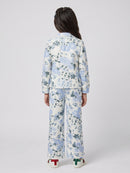 Powder Blue Floral Co-Ord Set 1031