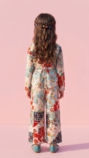 Peach Paisley Print Co-Ord Set 1061