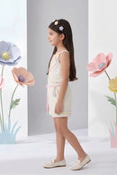 Cream Pastel Detail Co-Ord Set 1081
