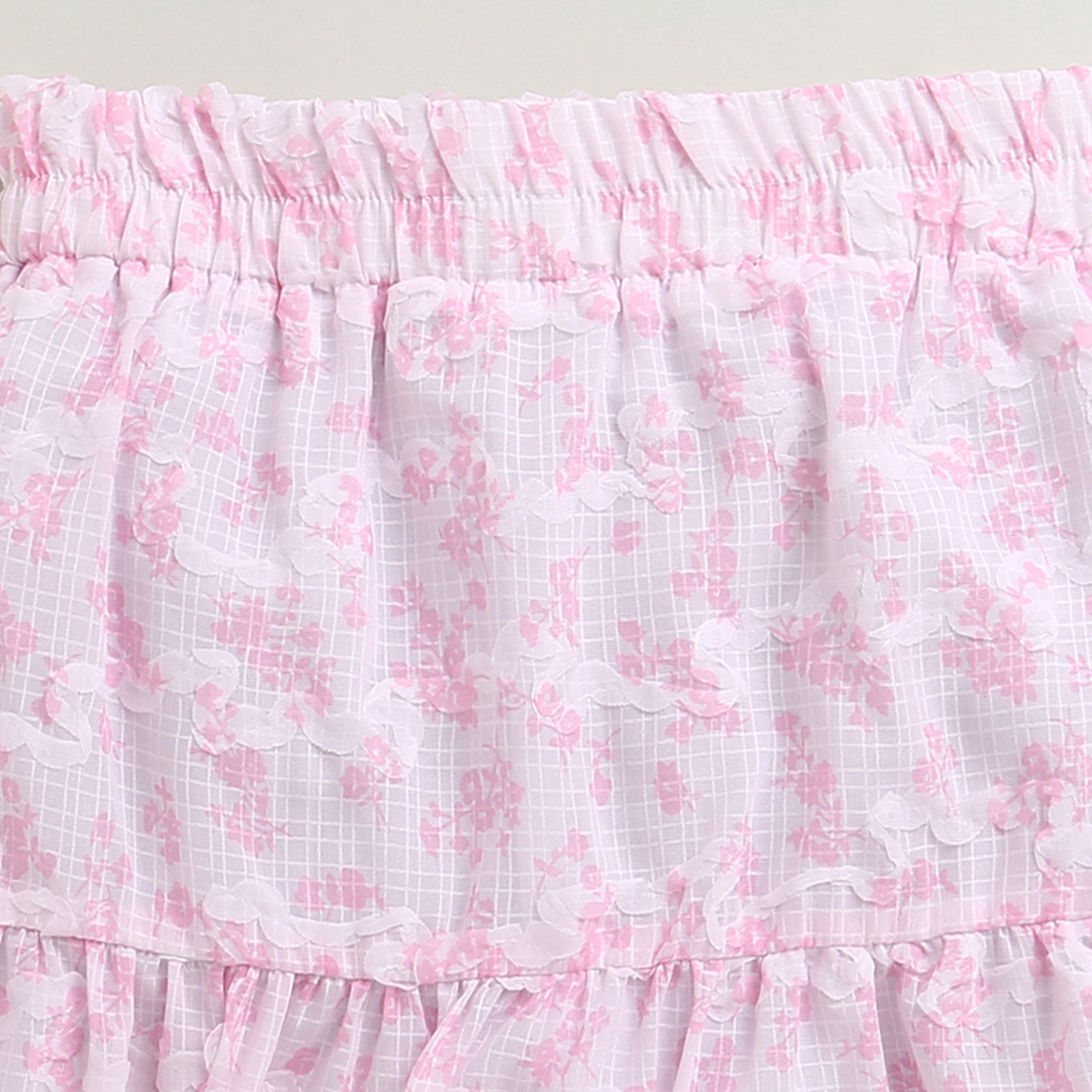 Pink Floral Co-Ord Set with Inner Cami SET2023