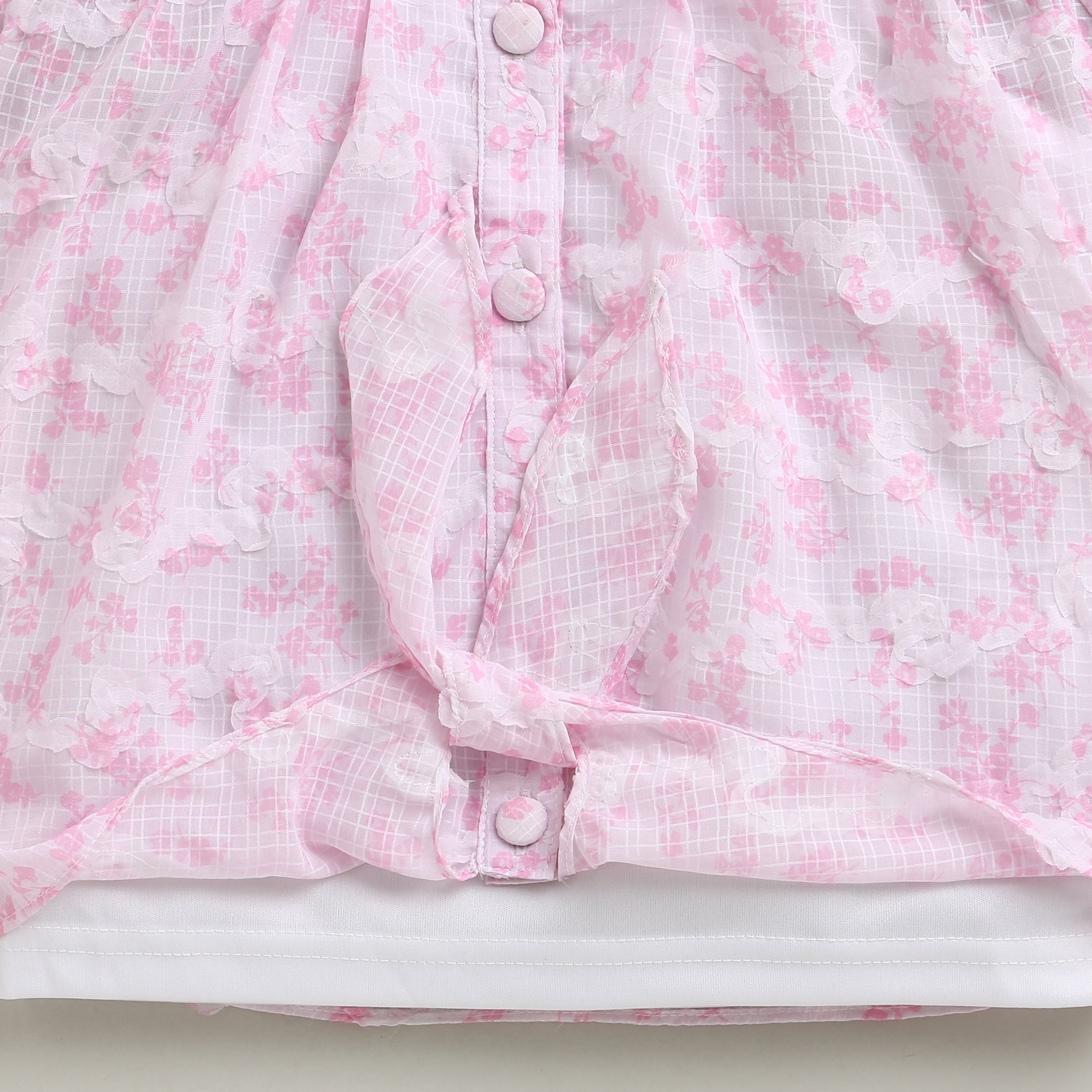 Pink Floral Co-Ord Set with Inner Cami SET2023