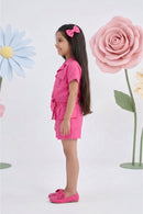 Hot Pink Utility Co-Ord Set 2028