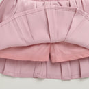 Girls Floral Top & Pleated Skirt Co-ord