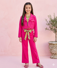 Pink Shirt & Pants Co-ord Set 2067