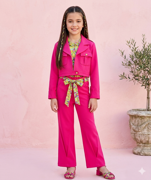 Pink Shirt & Pants Co-ord Set 2067
