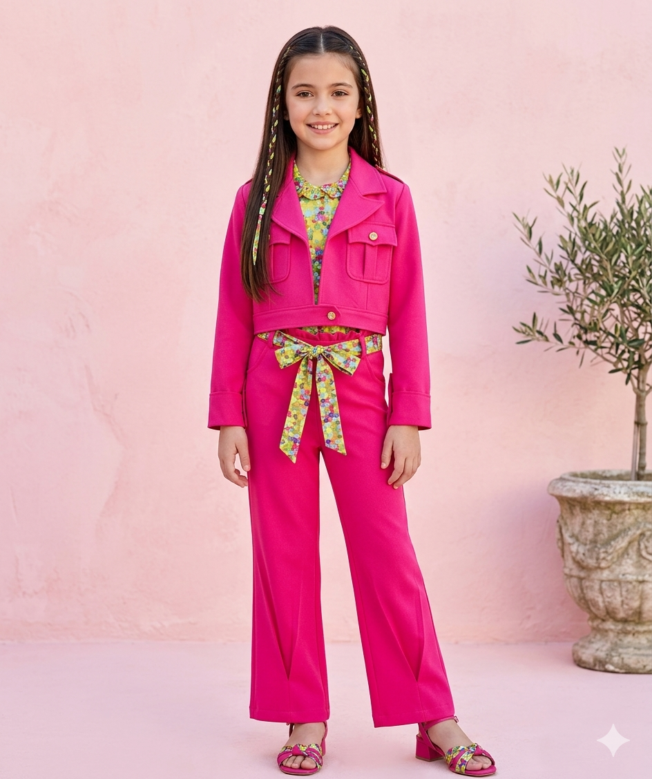 Pink Shirt & Pants Co-ord Set 2067