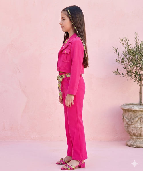 Pink Shirt & Pants Co-ord Set 2067