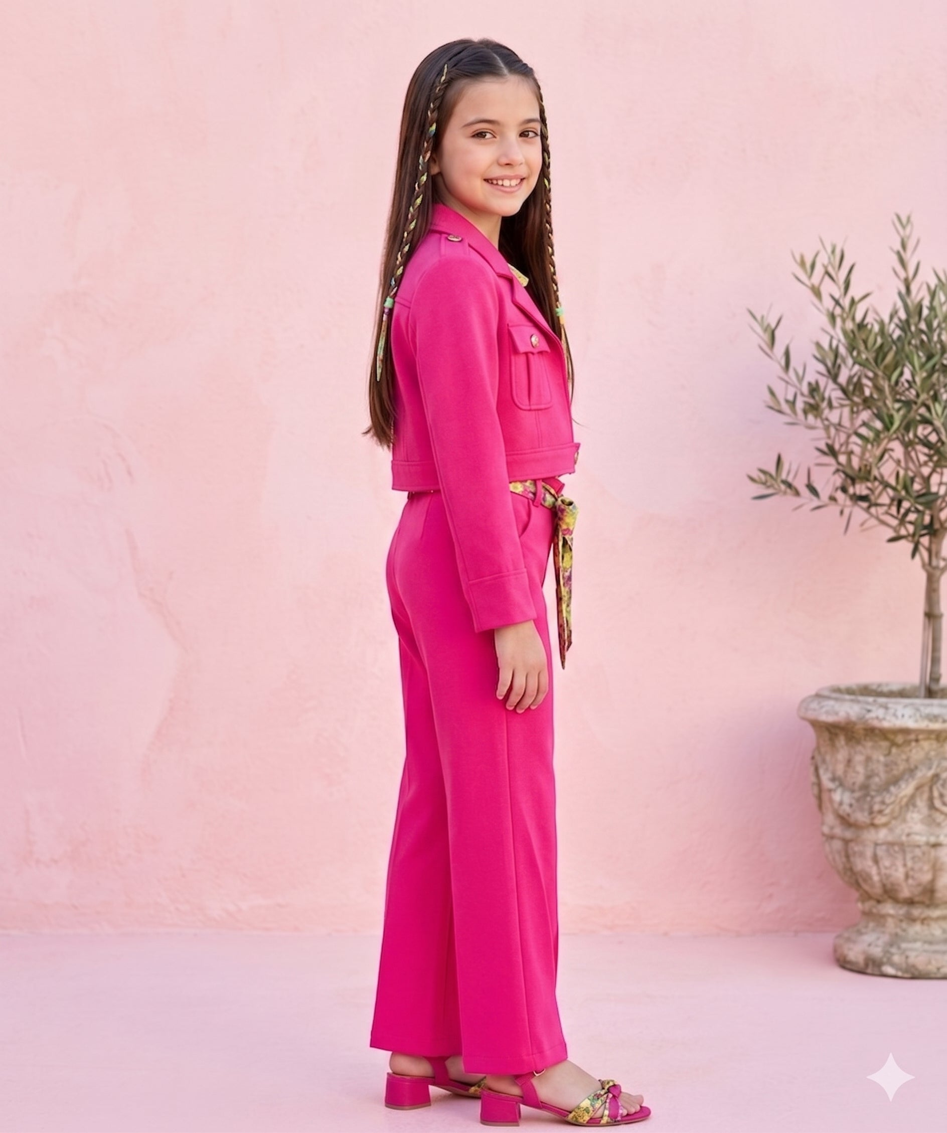 Pink Shirt & Pants Co-ord Set 2067