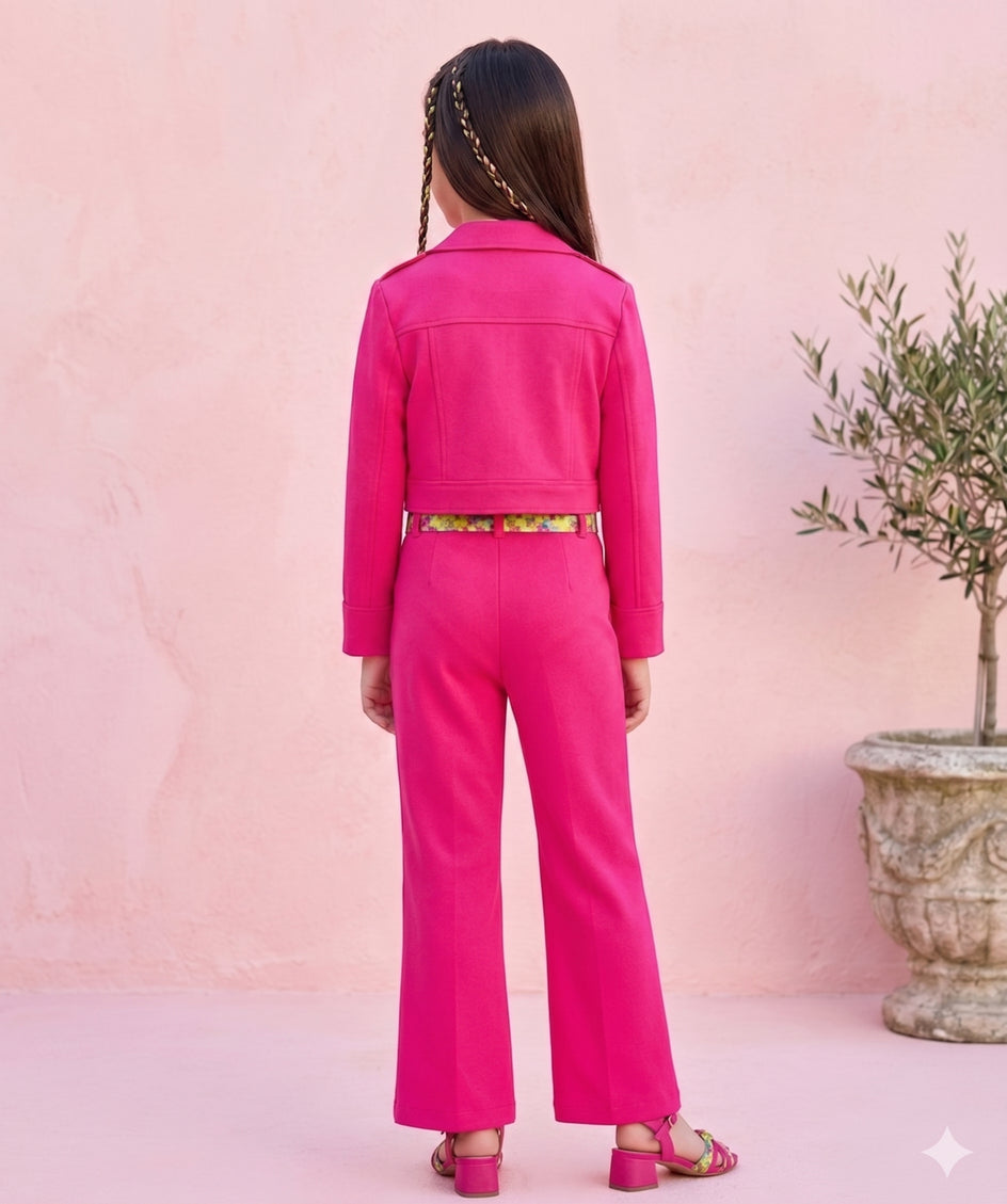 Pink Shirt & Pants Co-ord Set 2067