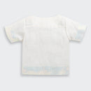 Girls Cream Linen Co-ord Set 2083