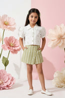 Sage Leaf Shirt & Skort Co-Ord Set 2087