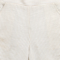 Girls Beige Textured Summer Co-ord Set