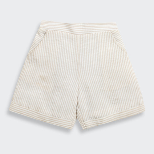 Sand Stripe Waistcoat & Shorts Set 3130