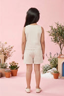 Sand Stripe Waistcoat & Shorts Set 3130