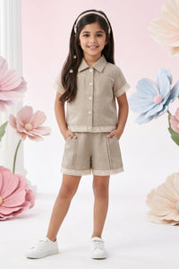Fawn Linen Co-Ord Set 3132