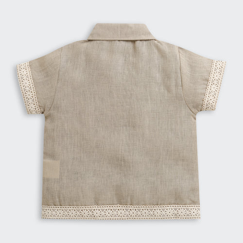 Fawn Linen Co-Ord Set 3132